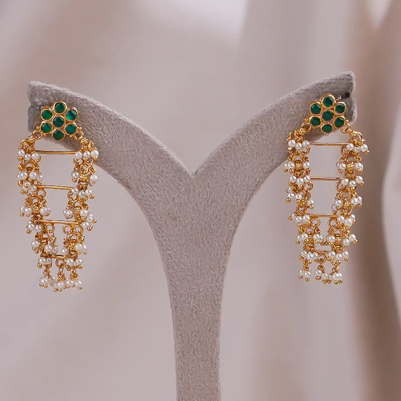 Antique Moti Earrings(AN-ER-06-G)