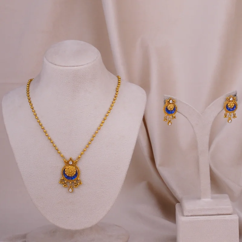 Antique Round Necklace (AN-PD-06-B)