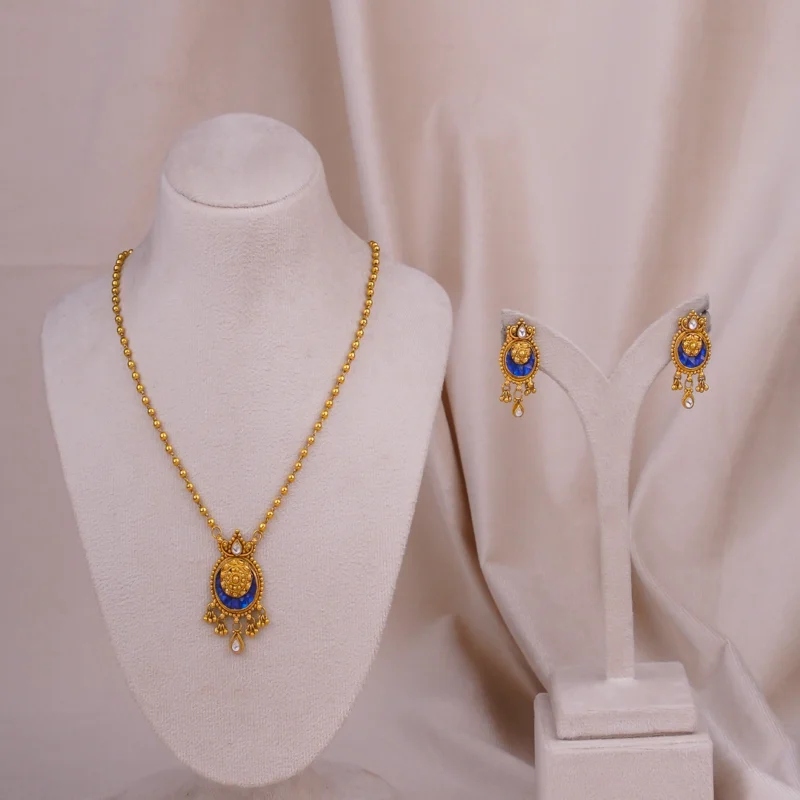 Antique Round Necklace (AN-PD-06-B)