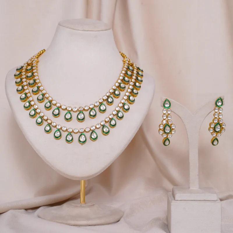 Jadtar Minakari Necklace (JA-NK-02-W)