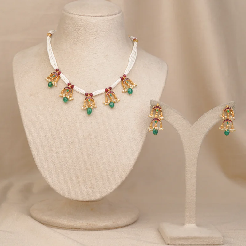 Moti Pandi Necklace (MO-NK-04-B)