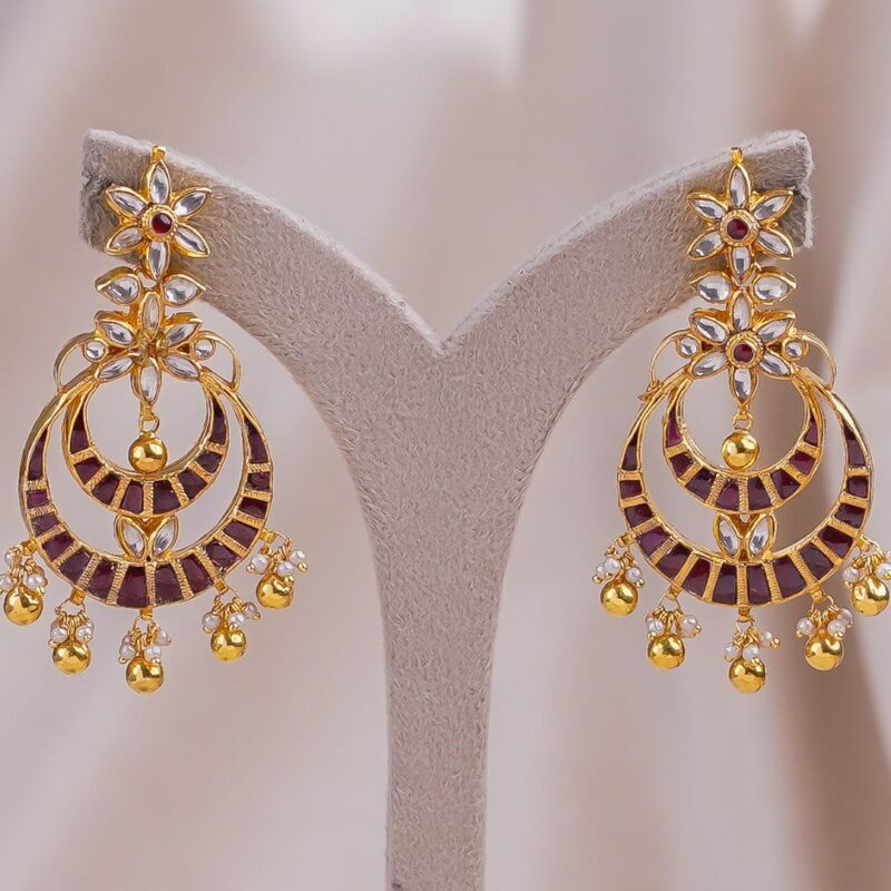 Jadtar Moon Earings (JA-ER-01-R)