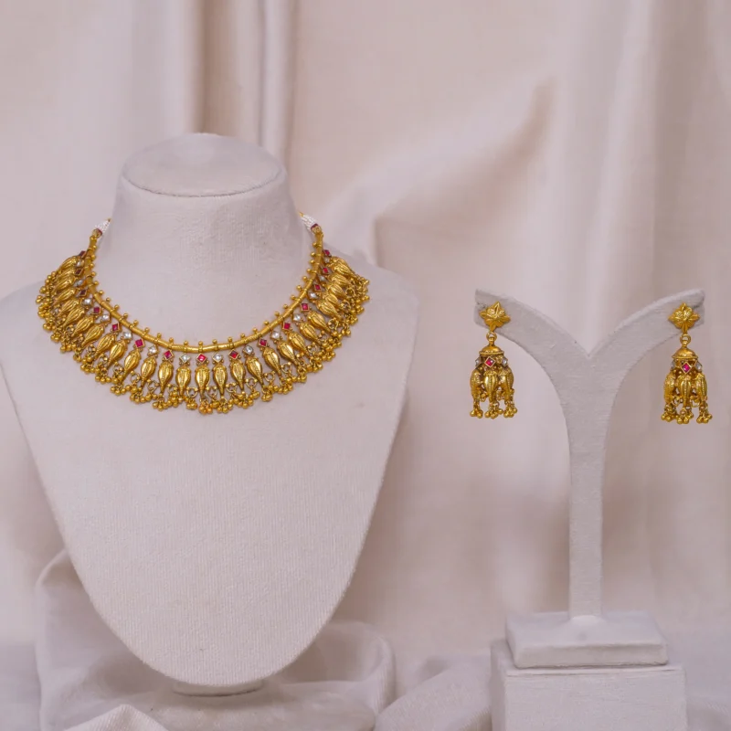Antique Jowari Necklace (AN-NK-13-G)