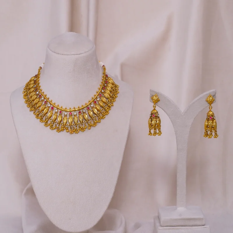 Antique Jowari Necklace (AN-NK-13-G)
