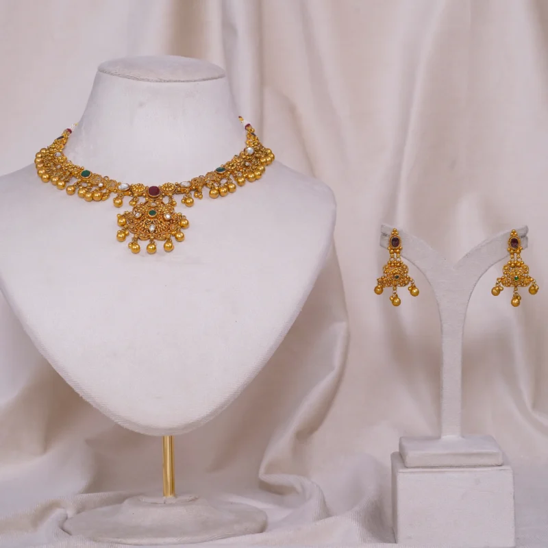Antique Round Necklace (AN-NK-27-M)