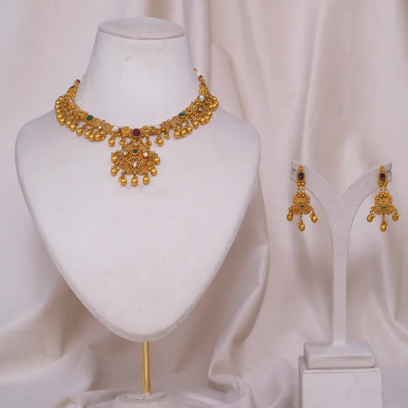 Antique Round Necklace (AN-NK-27-M)