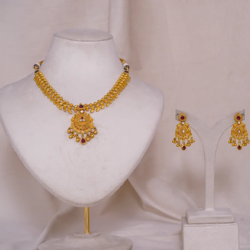 Antique Mohanmala Necklace (AN-NK-30-M)