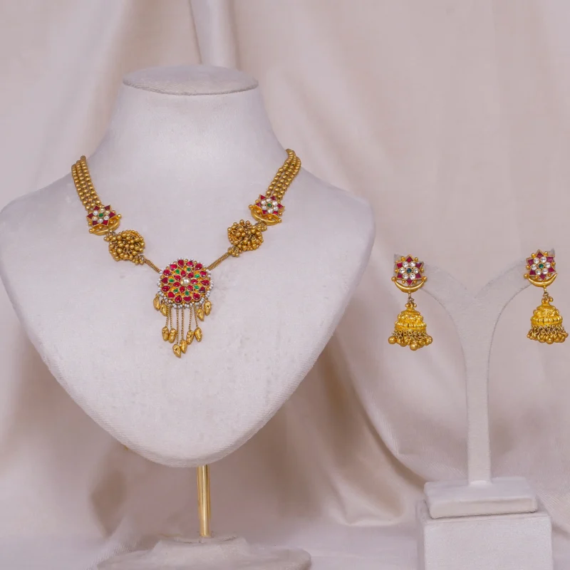 Antique Boat Necklace (AN-NK-40-M)
