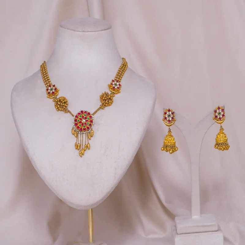 Antique Boat Necklace (AN-NK-40-M)