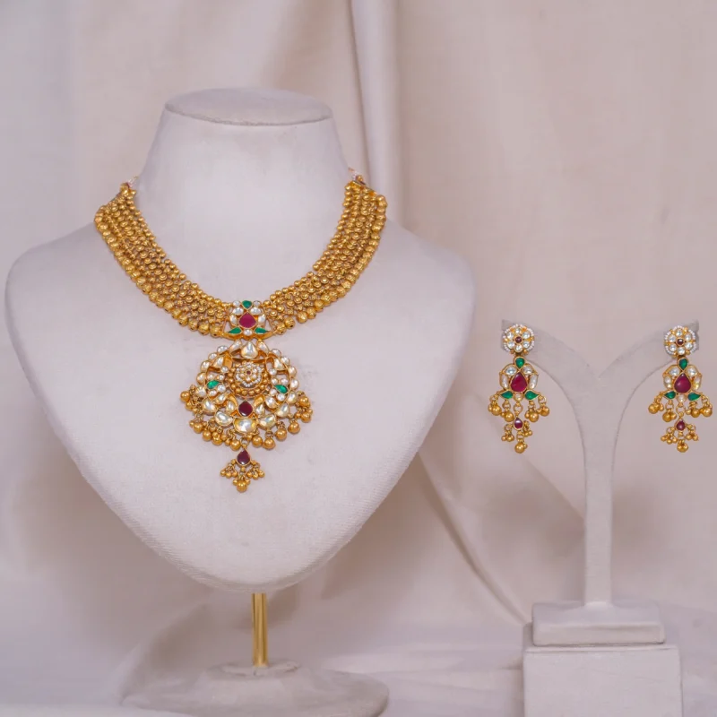 Antique Round Necklace (AN-NK-41-M)