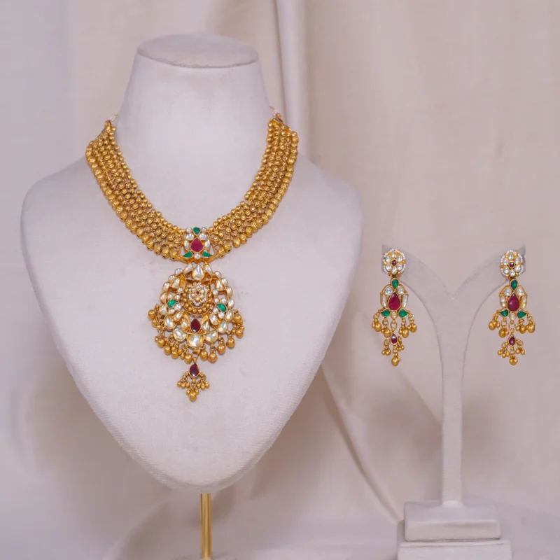 Antique Round Necklace (AN-NK-41-M)
