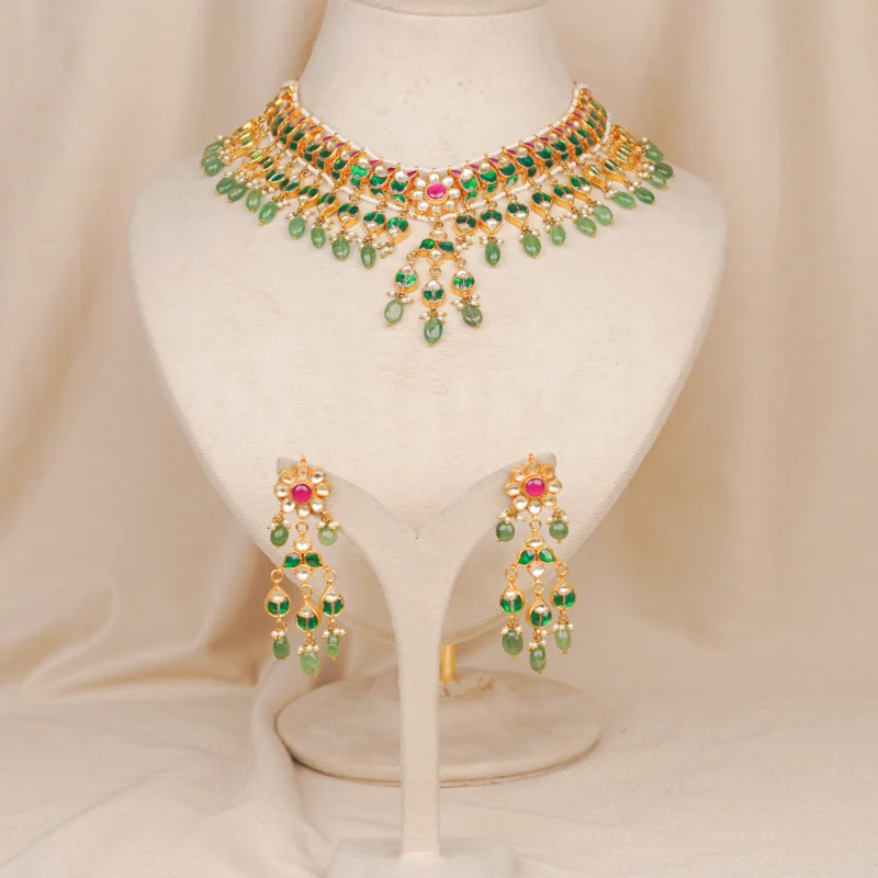 Jadtar Parrot Necklace(JA-NK-18-M)