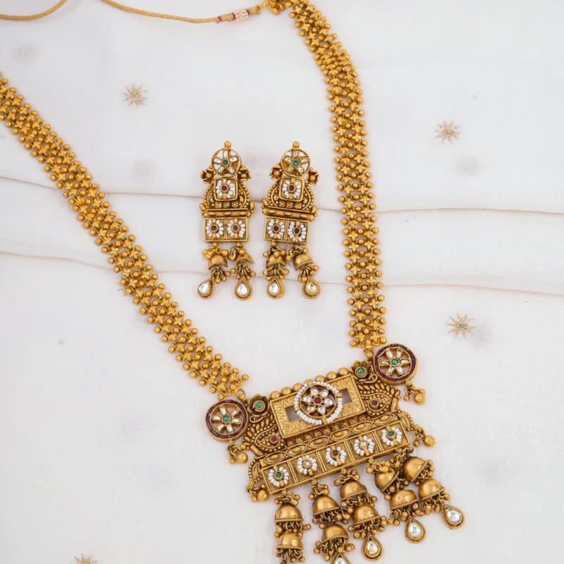 Antique Jaislmeri Long Set (AN-NK-22-M)
