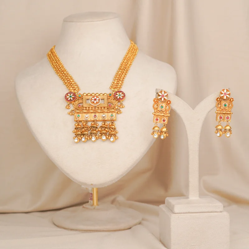 Antique Jaislmeri Long Set (AN-NK-22-M)