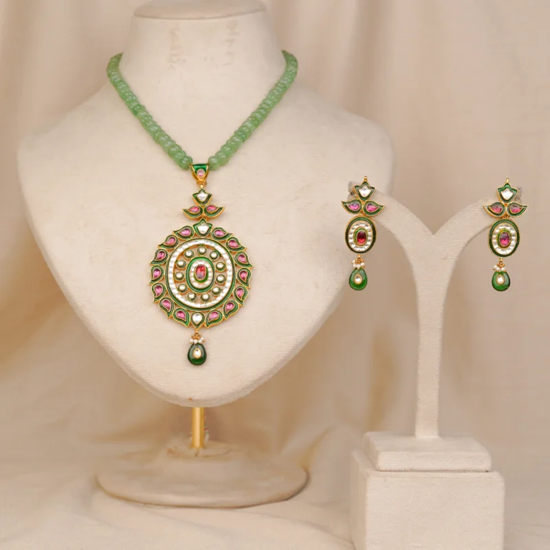 Antique Meenakari Necklace (AN-NK-64-M)