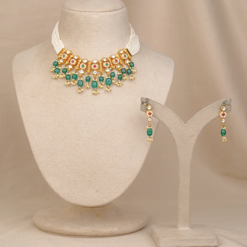 Moti Choker Necklace(MO-NK-07)