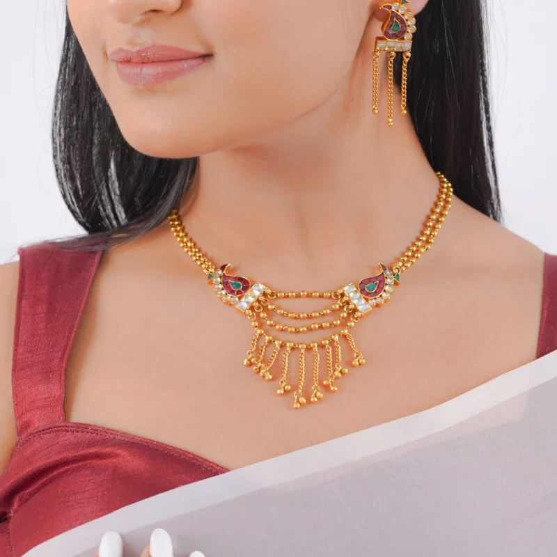 Antique Chapla Necklace (AN-NK-57-M)