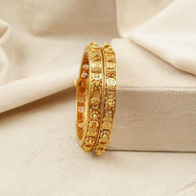 Antique Gulab Sathiya Bagles (AN-BA-02-G)