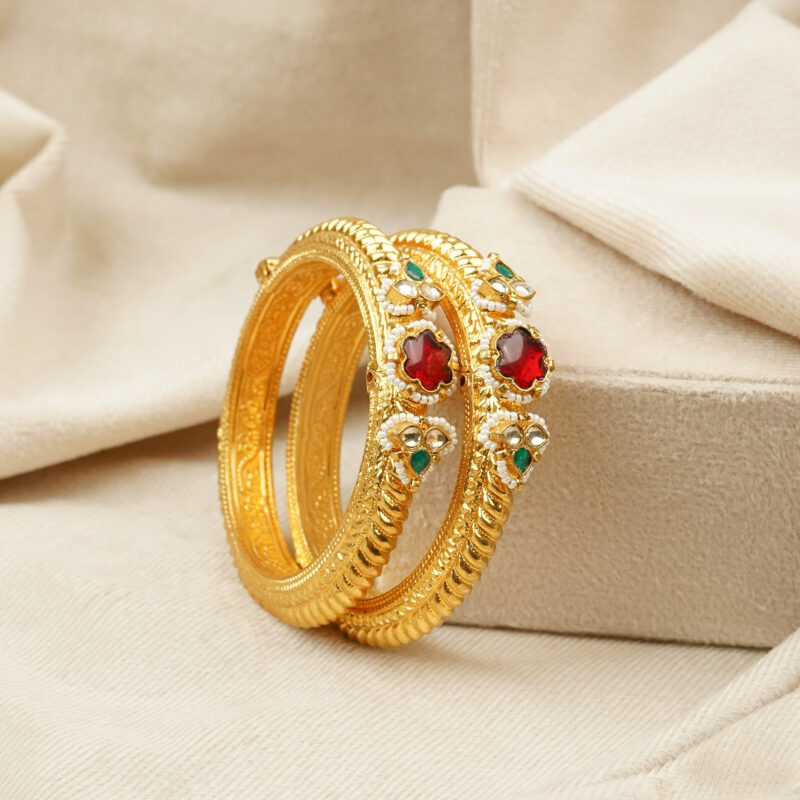 Antique Indoori Bangles (AN-BA-05-M)